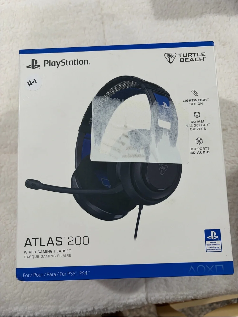Turtle Beach Atlas 200 Wired Gaming Headset - Black